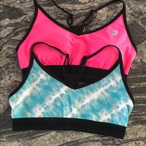 Victoria’s Secret PINK sports bra bundle SZ: LG